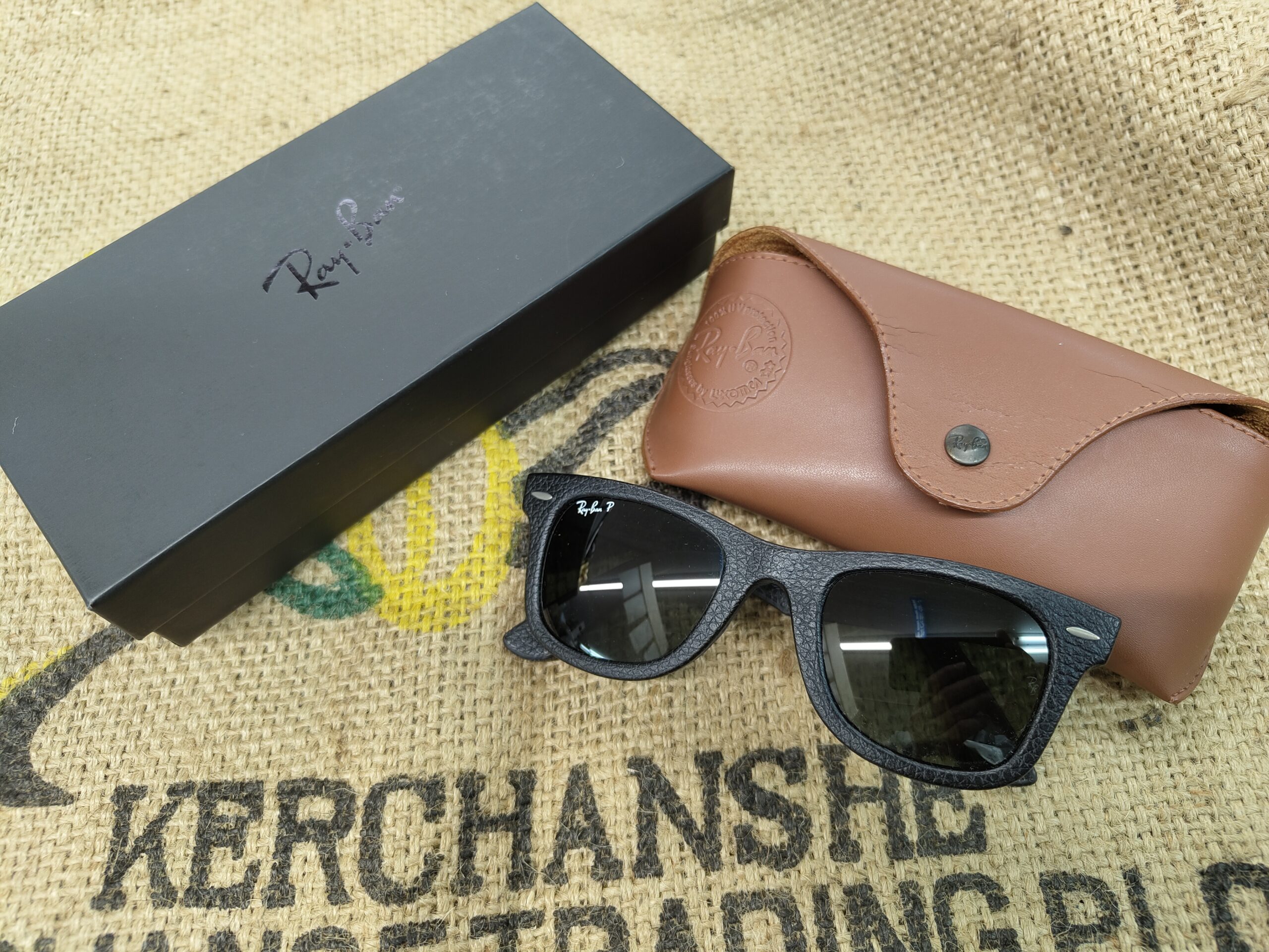 Ray-Ban RB2140QM ウェイファーラー レザー レイバン 清光堂レイバン ウェイファーラー RB2140QM 1153/N6 [送料無料]