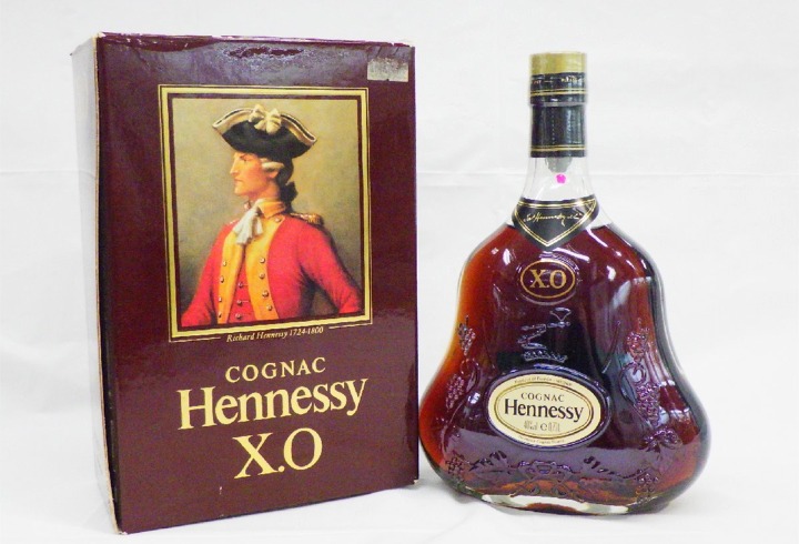 ヘネシー - ヘネシーXO クリアボトル 金キャップ 700ml 40%【D4】 ヘネシーXO 金キャップ クリアボトル 40% 700ml 買取りさせて