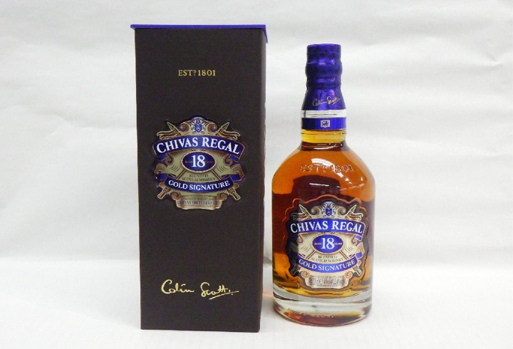 シーバスリーガル 18年 ゴールドシグネチャー 700ml 40% 未開栓 | 株式